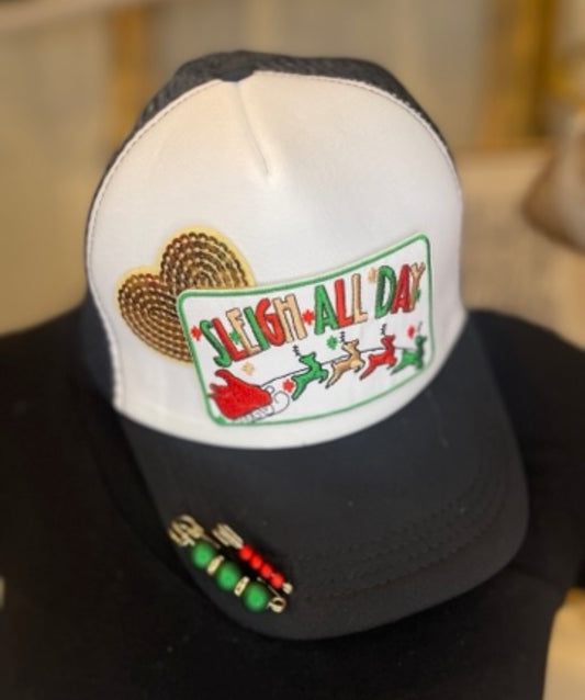 Sleigh All Day Trucker hat