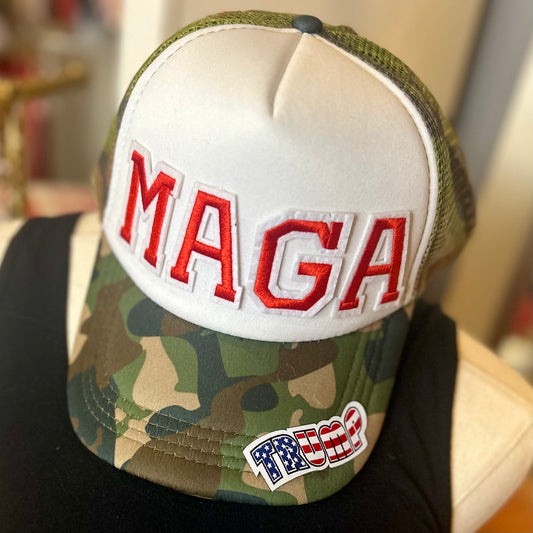 MAGA Trump Camouflage Trucker Hat